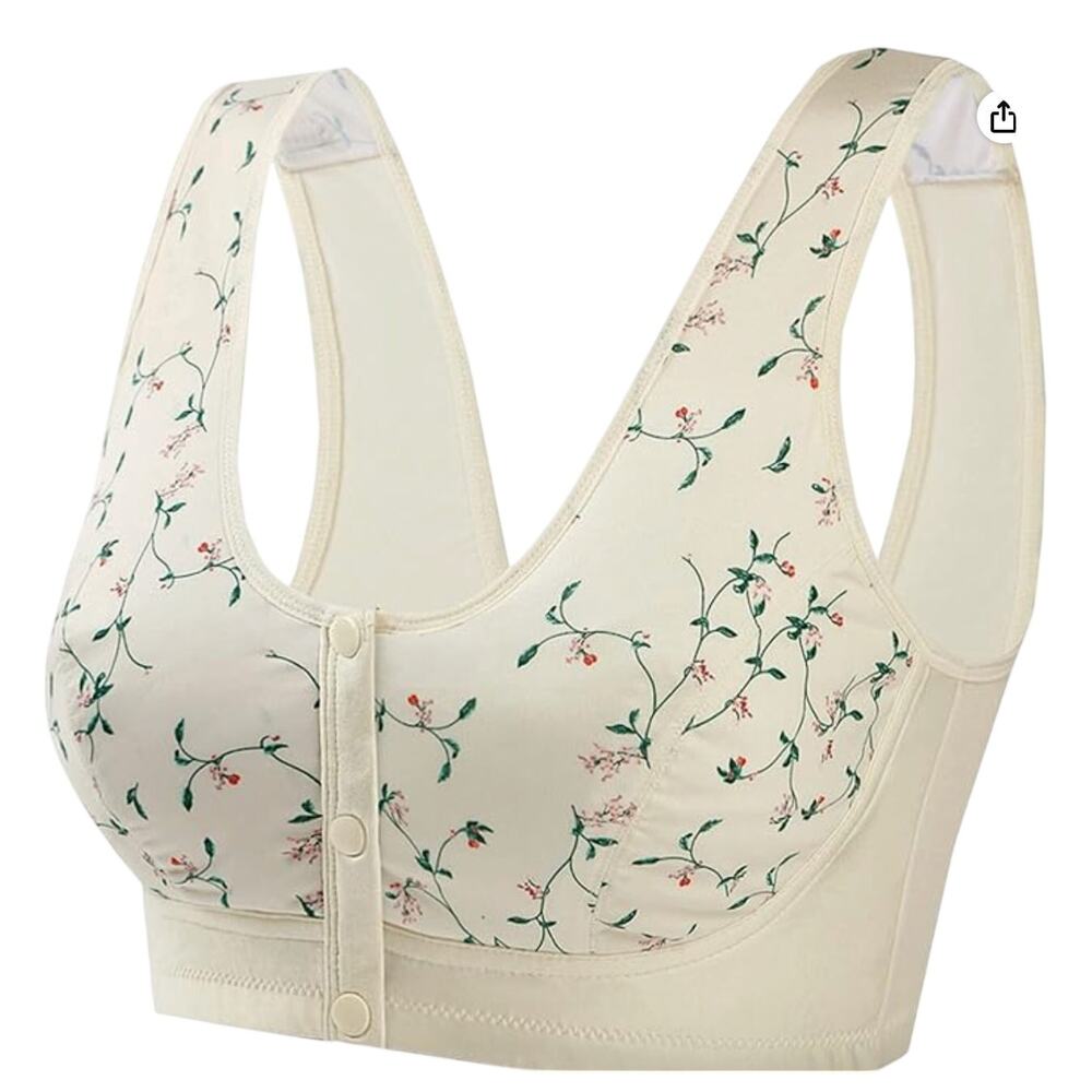 Eisho Floral Front Close Wireless Bra 38/85 Cottagecore